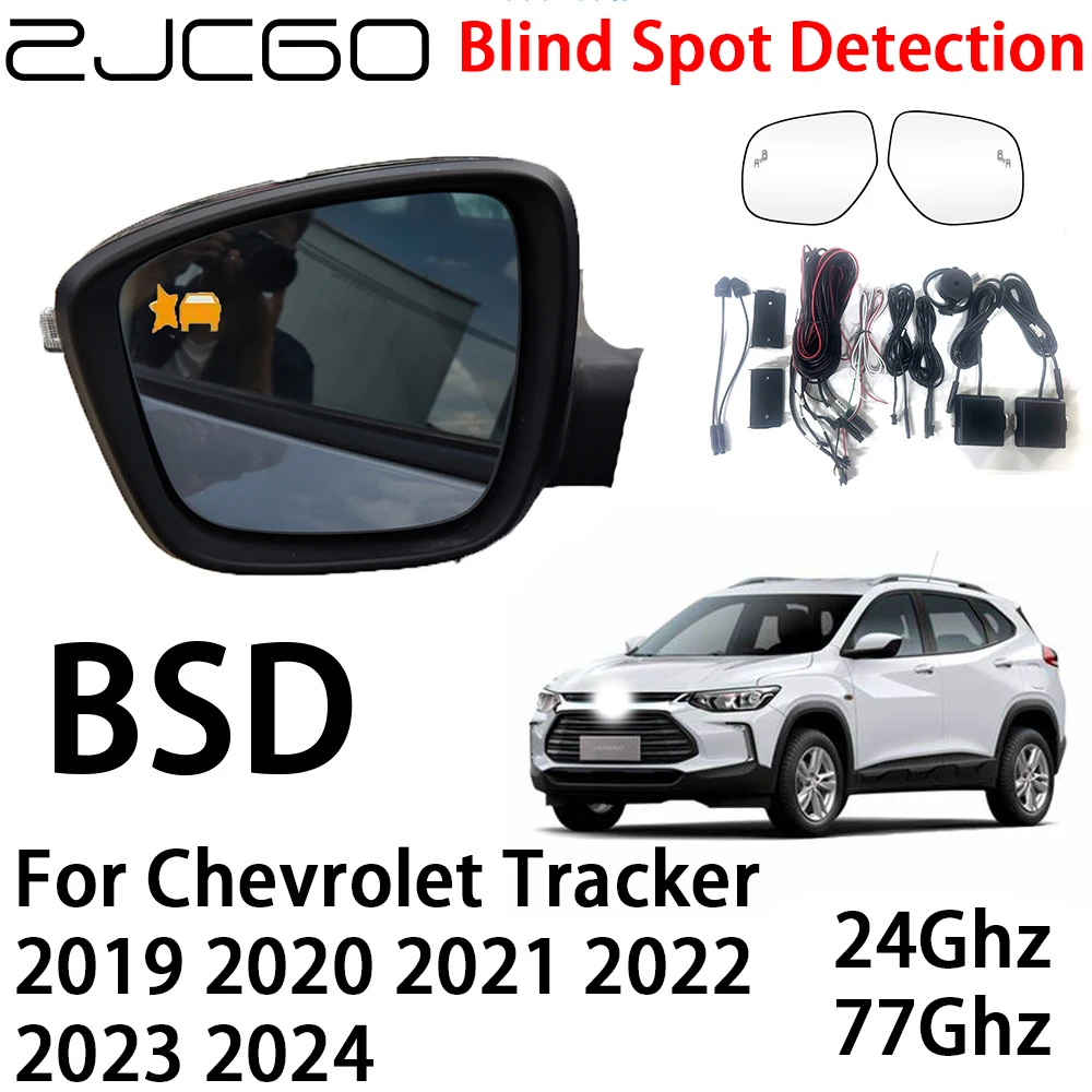 ZJCGO Car BSD Radar Warning System Blind Spot Detection Safety Driving Alert for Chevrolet Tracker 2019 2020 2021 2022 2023 2024