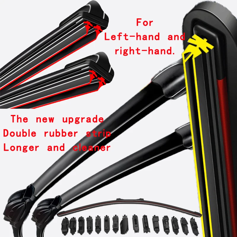 For Chevrolet Trax Tracker 2012-2022 2013 2014 Wiper Front & Rear Wiper Blades Windshield Windscreen Window Brushes 26