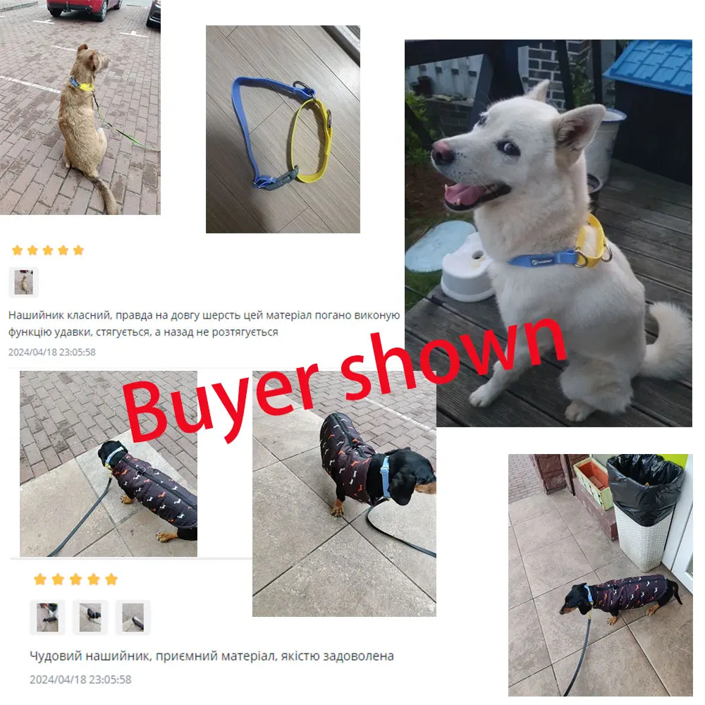 WAOPET PVC Waterproof Dog Collar for Large Medium and Small Dogs Pet Training Walking Dog German Shepherd Malinois New 2025