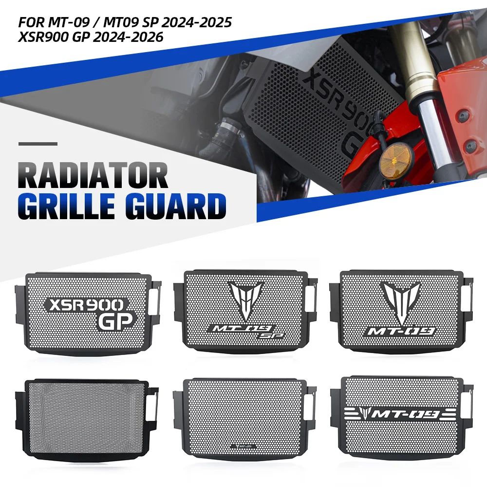New Accessories 2024-2026 XSR900 GP For Yamaha MT-09 MT09 MT 09 SP 2024-2025 Motorcycle Radiator Guard Grille Cover Protection