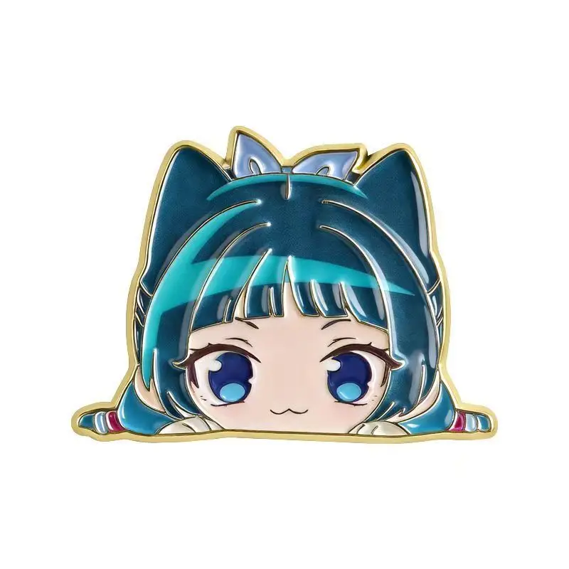 4pcs Maomao Enamel Pins Light Novel Brooches Badges Cute Japanese Anime Cartoon Character Jewelry Gift for Fans Friends
