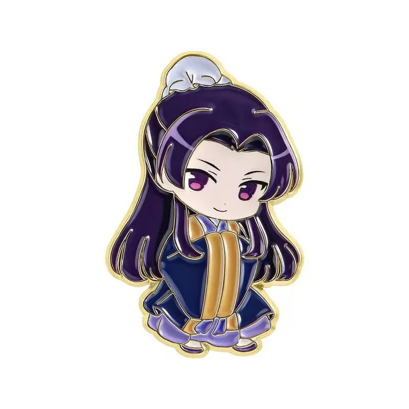 4pcs Maomao Enamel Pins Light Novel Brooches Badges Cute Japanese Anime Cartoon Character Jewelry Gift for Fans Friends