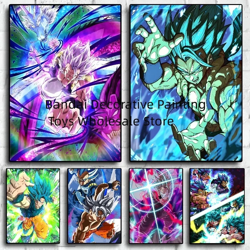 Classic Vintage Japanese Anime Bandai Dragon Ball Pictures Decoration Paintings Poster HD Prints Wall Interior Canvas Painting