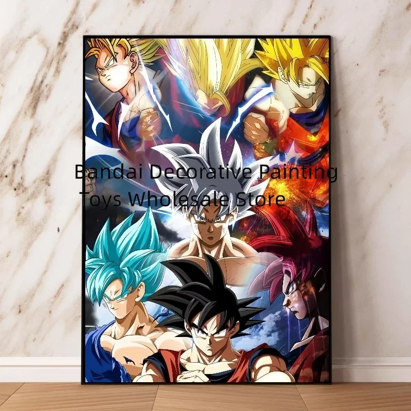Classic Vintage Japanese Anime Bandai Dragon Ball Pictures Decoration Paintings Poster HD Prints Wall Interior Canvas Painting