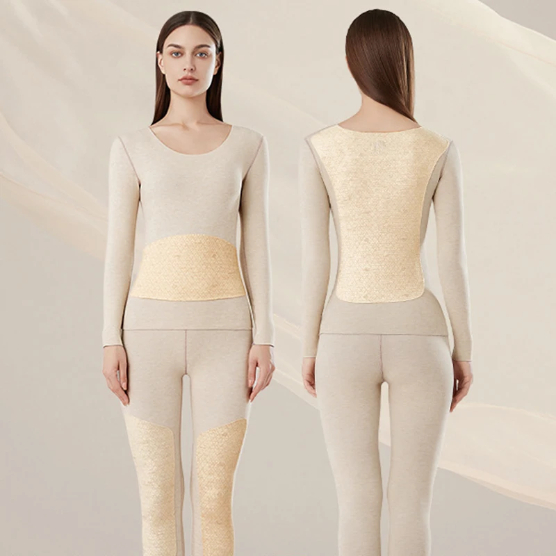 Women's Premium Wool Thermal Underwear Men Warm Long Johns Women Seamless Thermal Set Womens Winter Clothing Sexy Underwear Men
