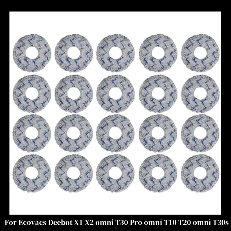 Ecovacs Deebot X1 X2 Omni T30 Pro T10 T20 T30s Combo Robot Vacuum Cleaner Mop Cloth Compatible Accessories Parts