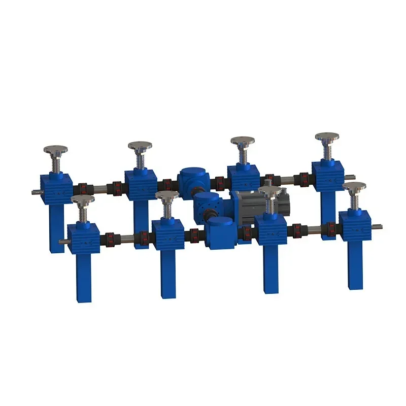 Screw lift linkage platform hand-cranked electric vertical spiral ball