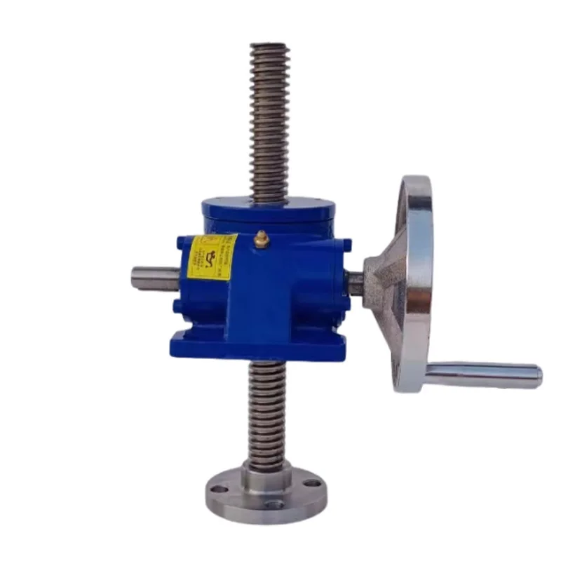 Design and Development of New Worm Wheel, Screw Lift, Hand-crank Manual Gear Reducer