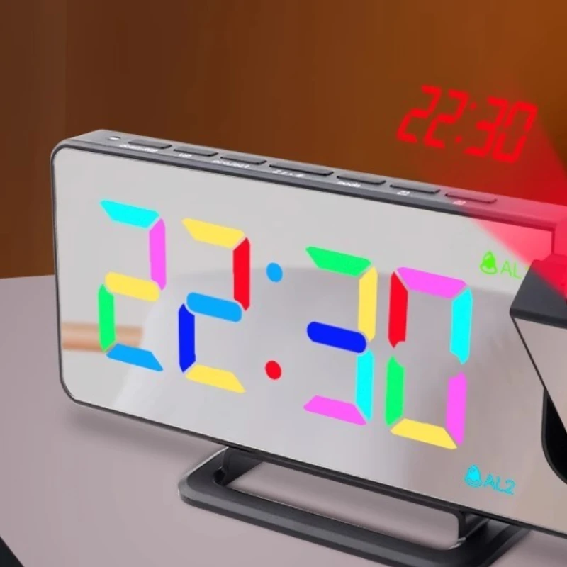 Square Security Youth Wall Clock Fashion Unique Luxury Decoration Digital Clock Aesthetic Modern Orologio Parete Home Decor