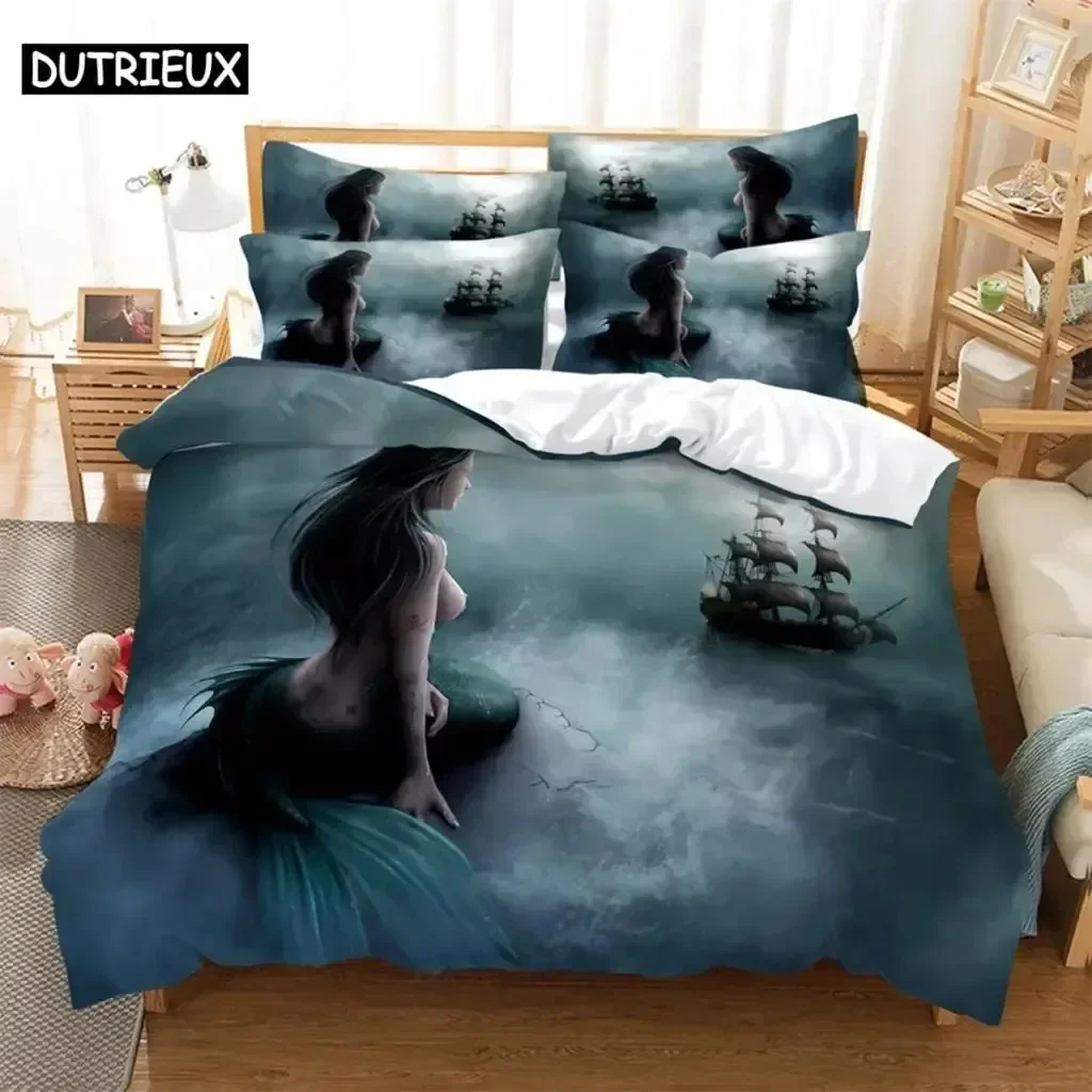 New 3D Print digital printing Comfortable Duvet Quilt Cover Pillowcase Bedding Set Children Bedroom Decoration Home Textile