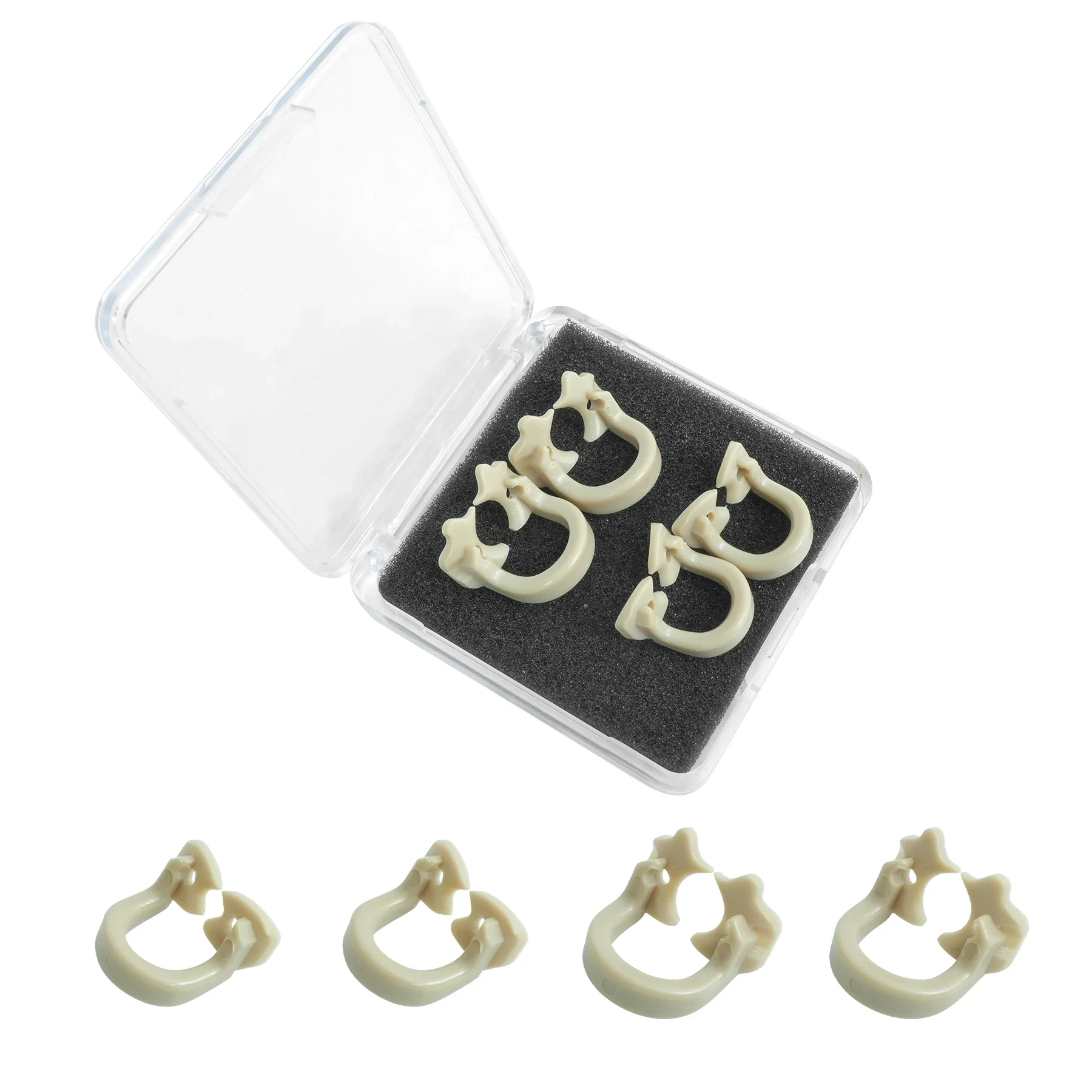 Dental Rubber Dam Clamp Barrier Clip Resin Material Separator Ring Materials Tool Can Autoclavable 134°C For Dentist Tools