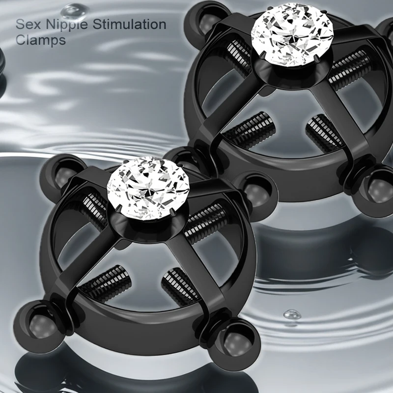 Bondage Bdsm Adjustable Without Puncture Adult Nipple Rings Clamps Sex Toys For Women Role Play Erotic Gadgets Exotic Accessorie