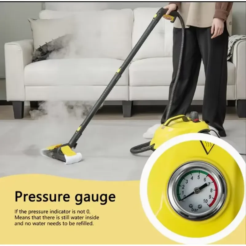 Professional Handheld Electric Steam Vacuum Cleaner High Temperature Auto Multi Function Cleaning Device for Home Use High