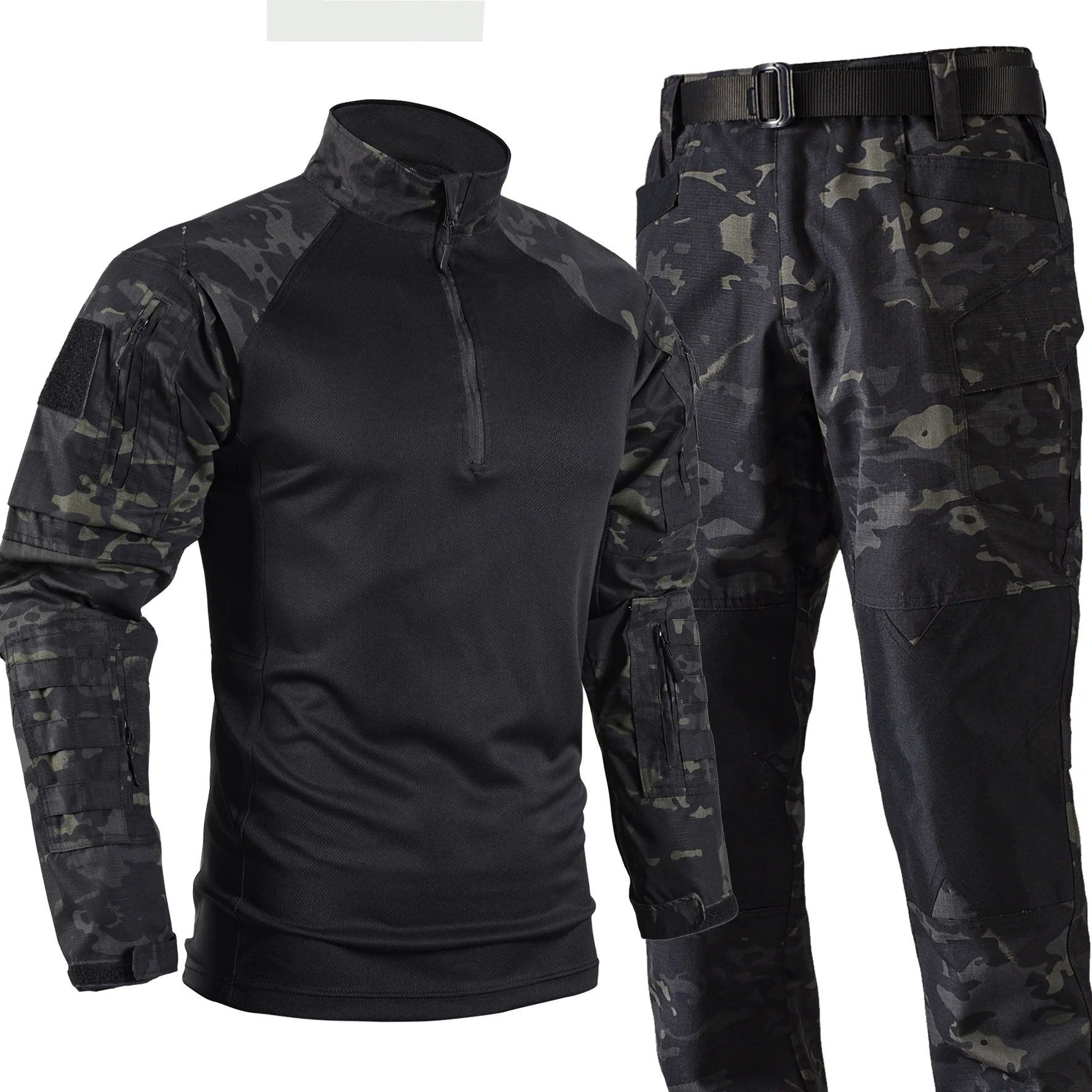 Men's Camo Combat Uniform UF Pioneer Frog Set Durable Tactical Suit for Outdoor And Training Activities