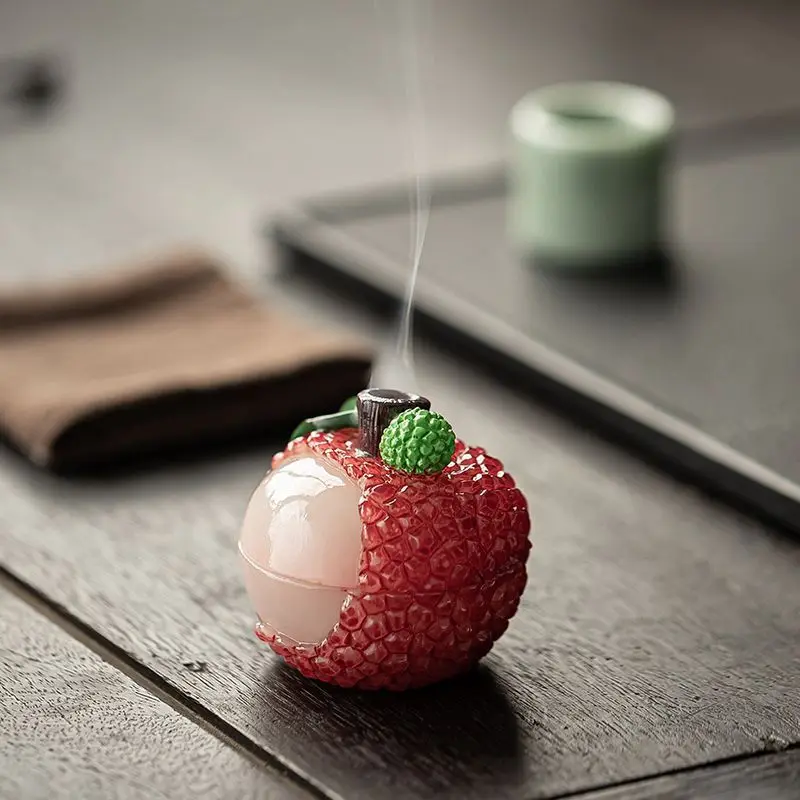 [Complimentary 5 Cans] Lychee Auspicious Cloud Vintage Incense Burner Indoor Aroma Stove Agarwood Sandalwood Tea Room Decor