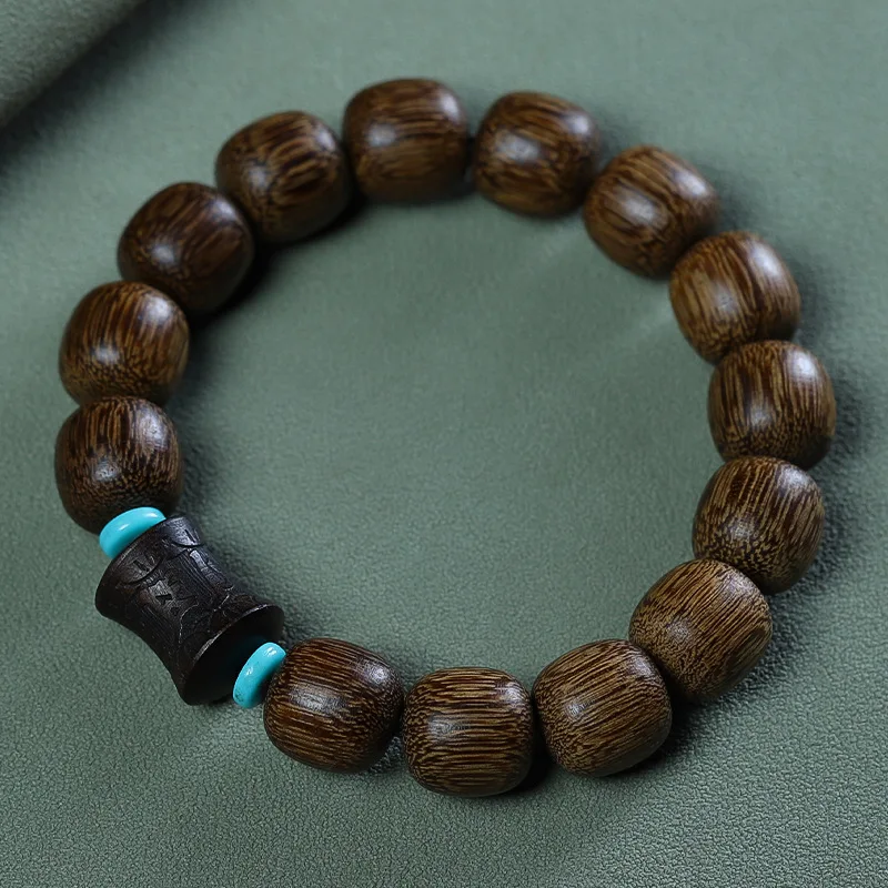 2026 Nha Trang White Agarwood 2.0 Beaded Bracelet Sinking Old Material Unisex Single Loop Prayer Beads Gifts
