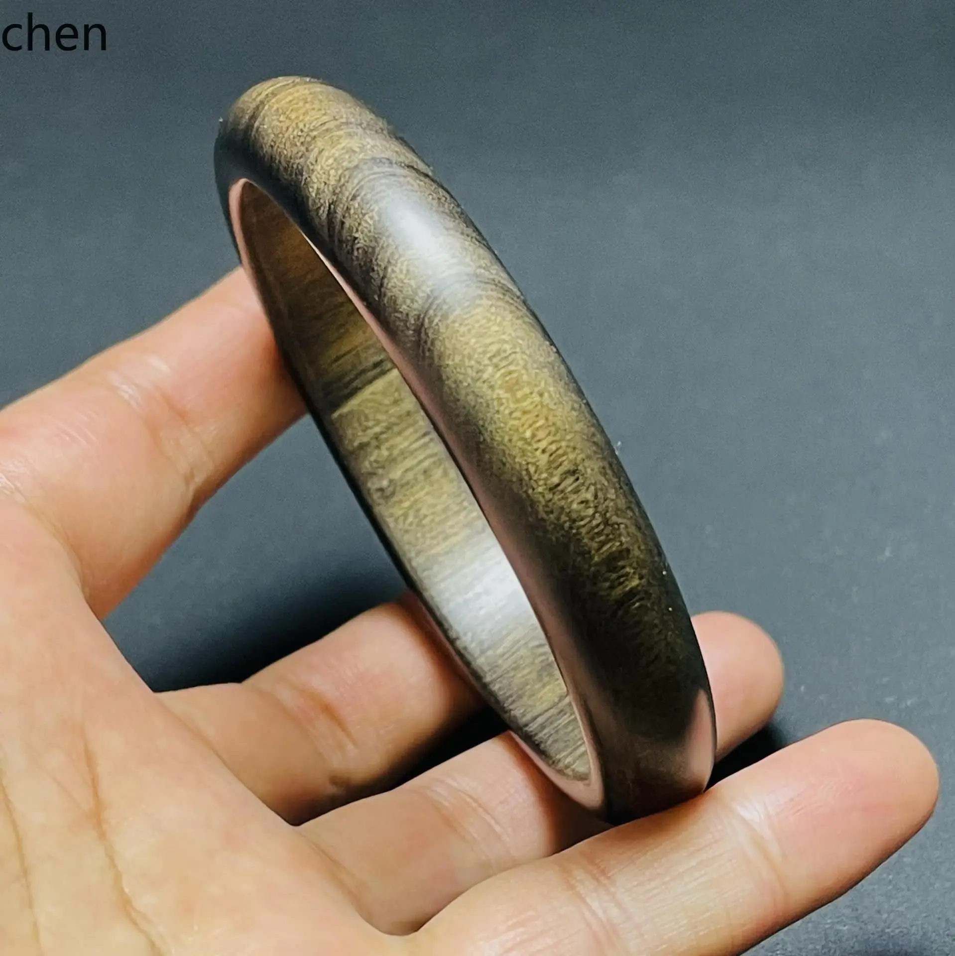 Cz1 agarwood bracelet - exquisitely carved agarwood bangle - buddhist religious item