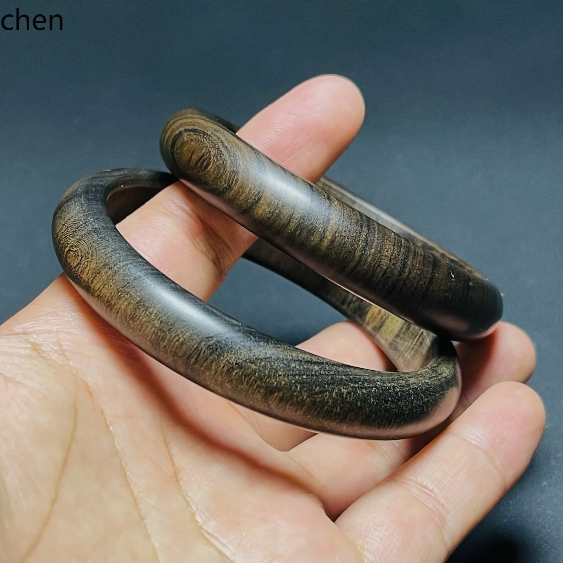 Cz1 agarwood bracelet - exquisitely carved agarwood bangle - buddhist religious item