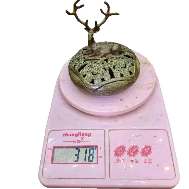 Jie Shanyuan for Home Use, Indoor Sandalwood Burner, Copper Coil Incense Ceramic Ornament, Agarwood Incen