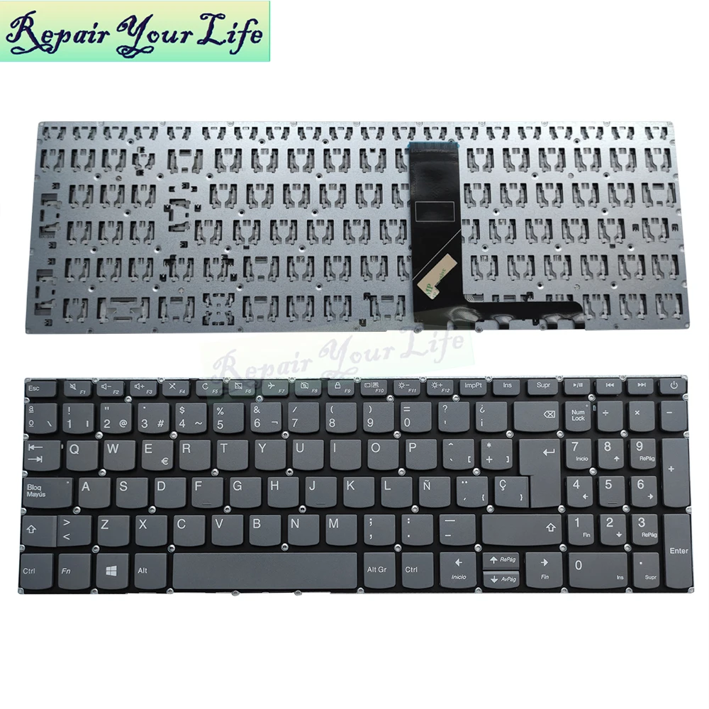 UK Spanish French AZERTY Keyboard for Lenovo Ideapad S145-15 S145-15IIL 81W8 15API 15AST 15IGM L340-15IWL SN20M63083 PK1329A1A18
