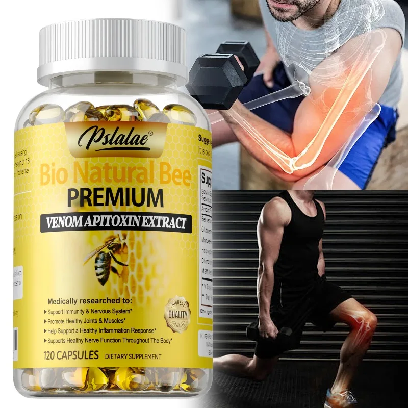 Natural Bee Capsules - Support Arthritis, Sprains, Knee Arthritis, Shoulder Arthritis, Rheumatoid Arthritis