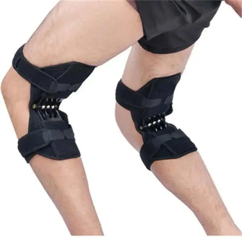 Daily Knee Booster Support Brace Patella Protector for Elderly Walking Stair Climbing Mountaineering Fitness Sports Activities