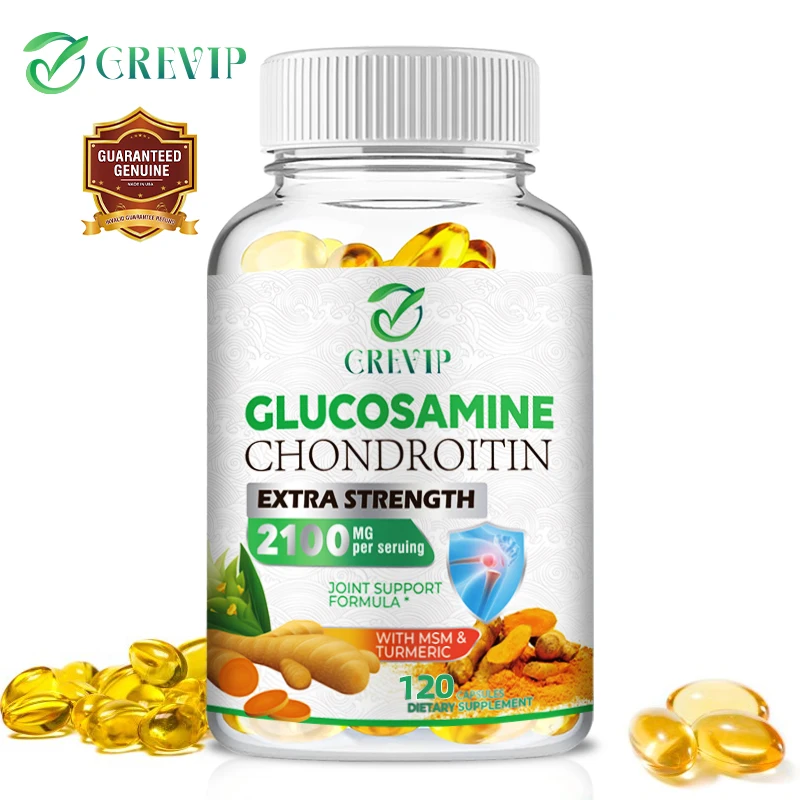 Glucosamine Chondroitin MSM Complex - Protects Joint Tissue, Supports Joint and Knee Health, Improves Mobility and Flexibility