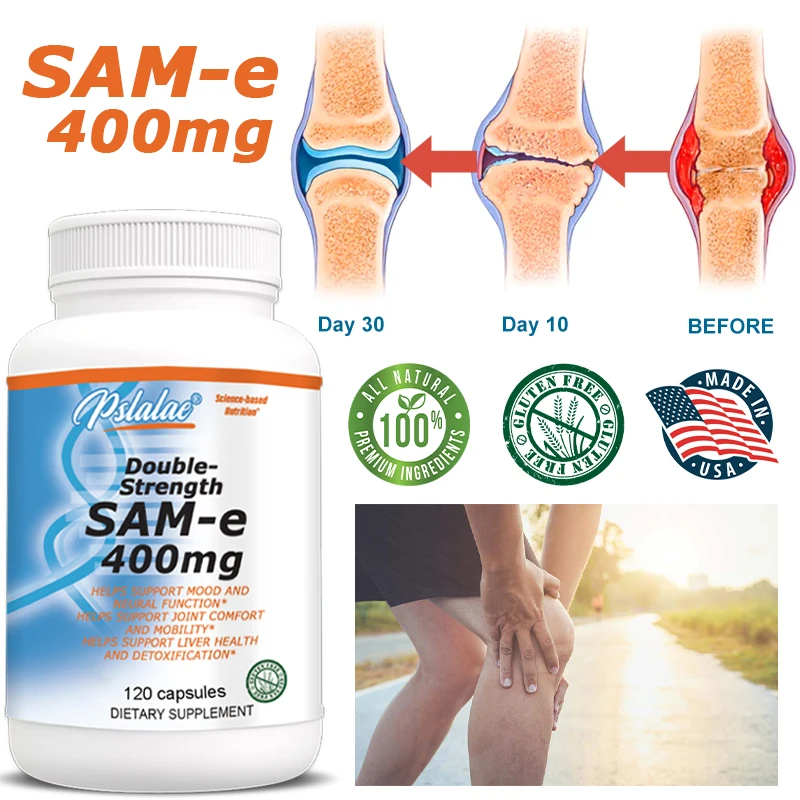 Sam-E Joint Supplement - Support Joint Mobility, Cartilage Flexibility Health, Back & Knee Comfort