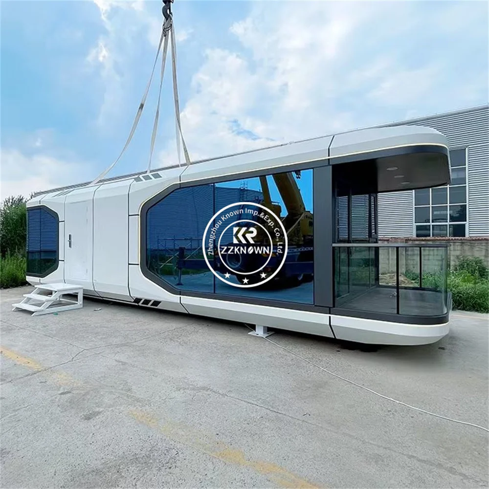 Extendable Prefab House Space Capsule Bed Cabin Hotel Container Home Outdoor Mobile Tiny House Luxury Capsule House for Tourism
