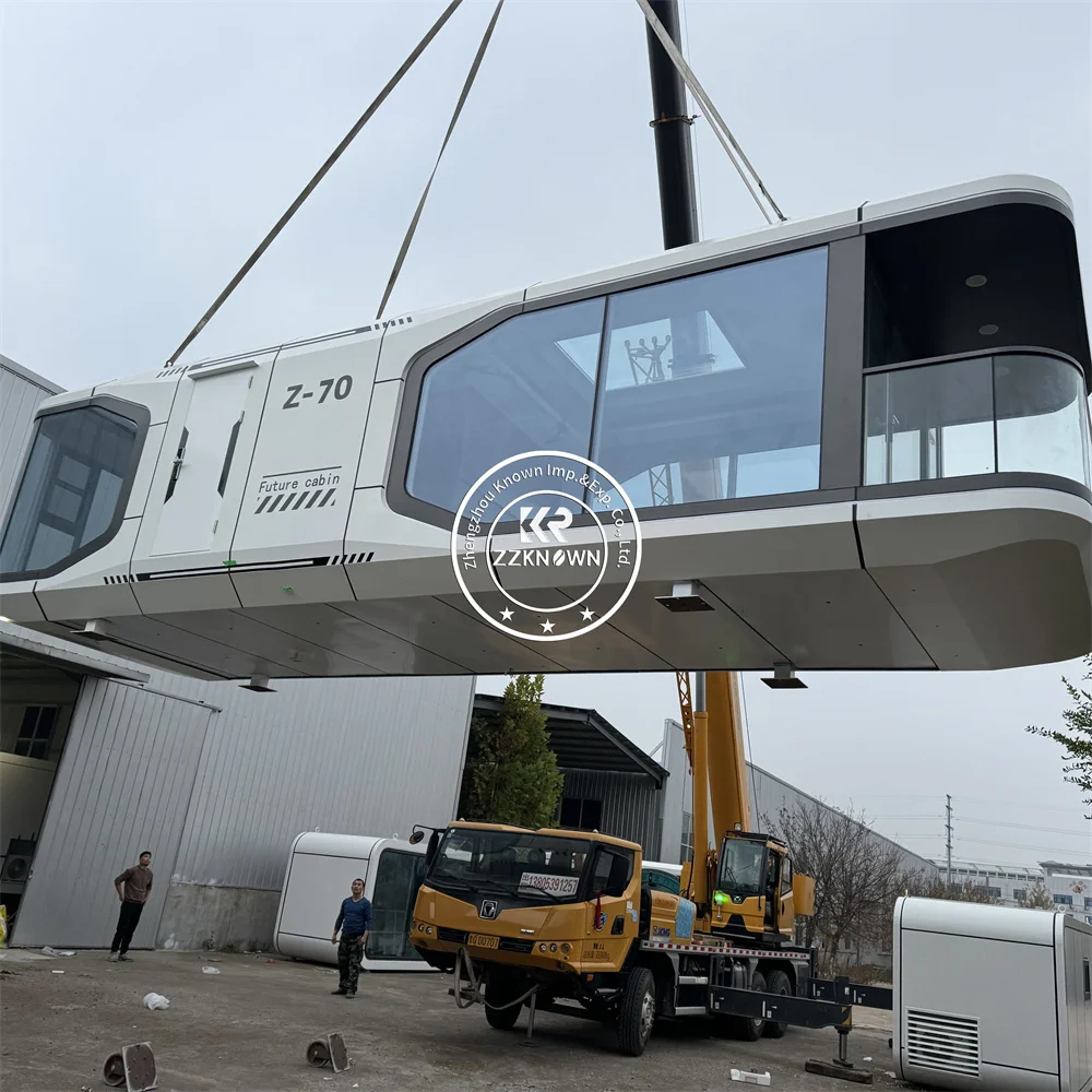 Extendable Prefab House Space Capsule Bed Cabin Hotel Container Home Outdoor Mobile Tiny House Luxury Capsule House for Tourism