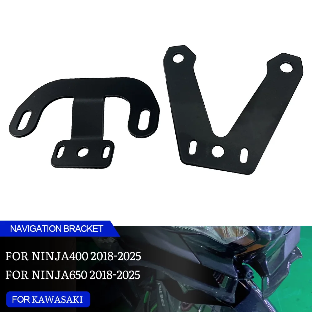 DVR Bracket Riding Navigation Automobile Data Recorder Bracket For KAWASAKI Ninja400 Ninja 400 650 NINJA650 2018-2024 2025