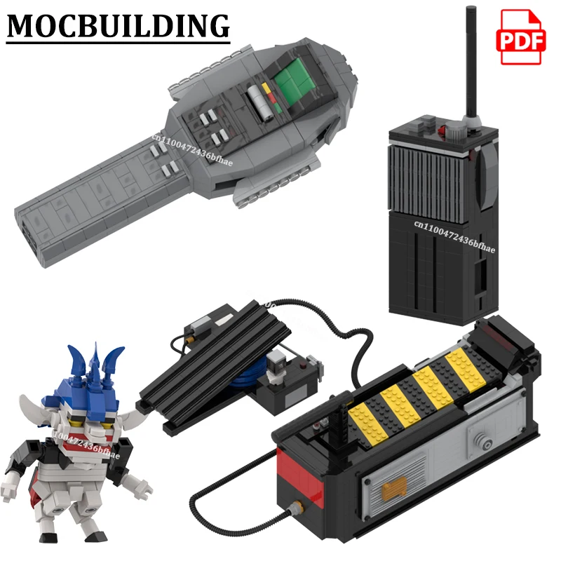 Ghost Traped Device Bricks Model Closet Monster Display Model MOCBUILDING Blocks Ghost Hunting Construction Toys Gift