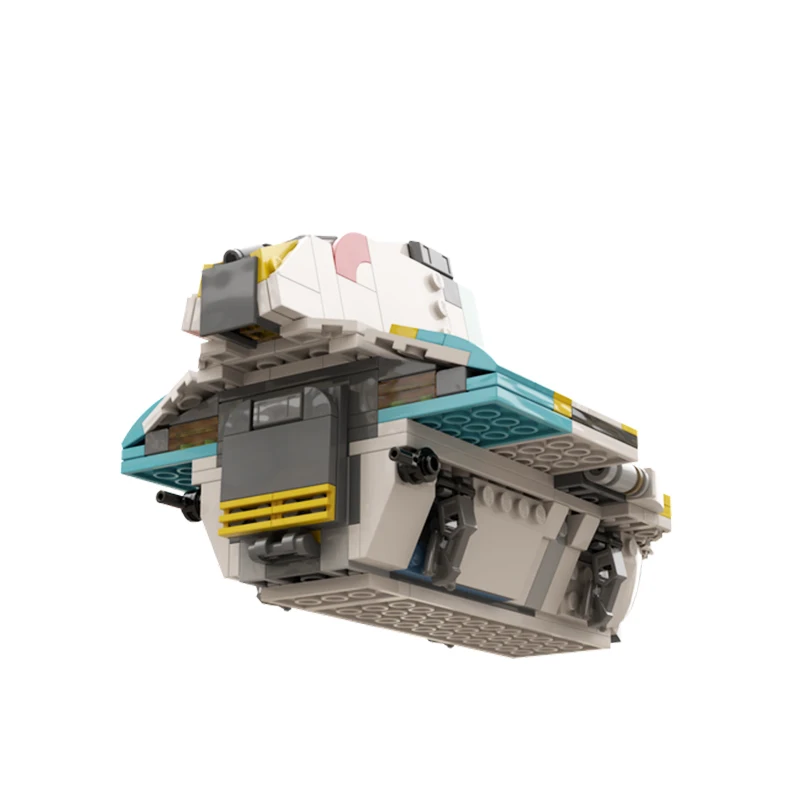 MOC Space Fighter Building Blocks Ghost Shuttle Combat Spacecraft Technology Bricks Set DIY Assembly Toys Gift