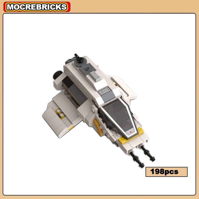MOC Space Fighter Building Blocks Ghost Shuttle Combat Spacecraft Technology Bricks Set DIY Assembly Toys Gift