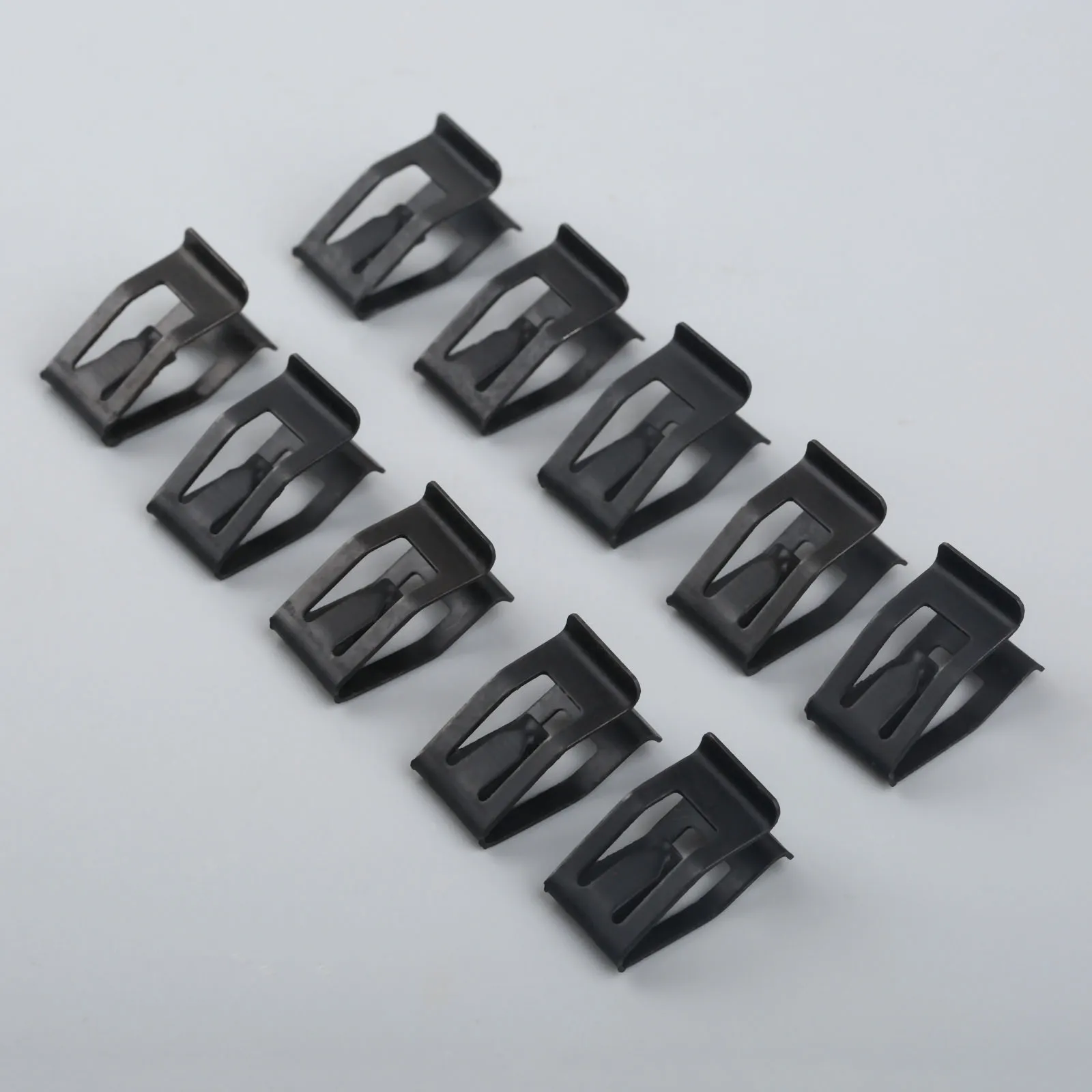 10Pcs Car Front Console Dash Dashboard Auto Trim Metal Retainer Black Rivet Fastener clip Fit For Ford Mazda Audi Toyota