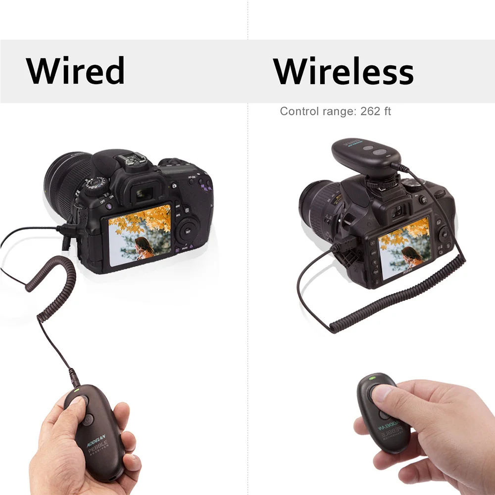 AODELAN Wireless Remote Control Shutter Release for Nikon Z50II D5 D4 D850 D700 D780 Z7II Z9 Z6II Z6 Z5 P950 P1000  P7800 P7700