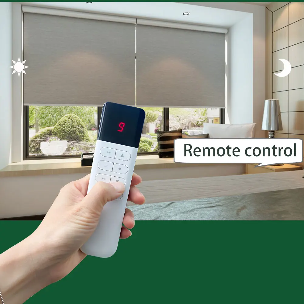 LifeLibero Tuya Zigbee Or Wifi Smart Curtains Motor Roller Blinds For Windows Automatic Shade System Remote Voice Control Alex
