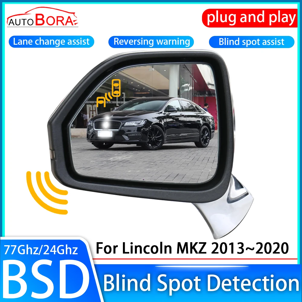 ZhuCamX Car Blind Spot Detection System BSD BSA BSM Sensor Drive Rear Mirror Monitoring for Lincoln MKZ 2013~2020