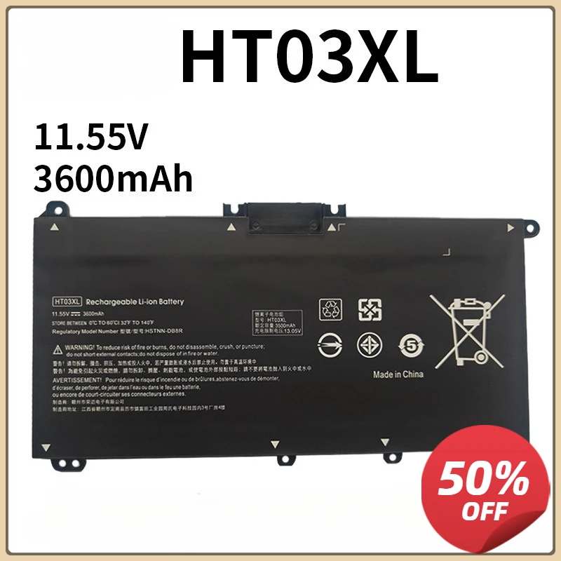 HT03XL L11119-855 Laptop Battery HP Pavilion 14-CE 0025TU 14-CE0034TX 14-CF 14-DF 15-CS 15-DA 15-DB 15-DW 17-by 17-CA Series
