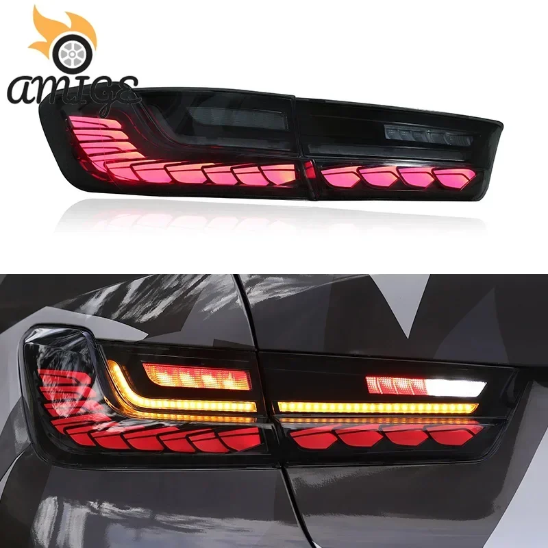 Car LED Taillights Rear Fog Lamps For BMW G20 Tail Light Back  Brake Light Reflector Turn Signal