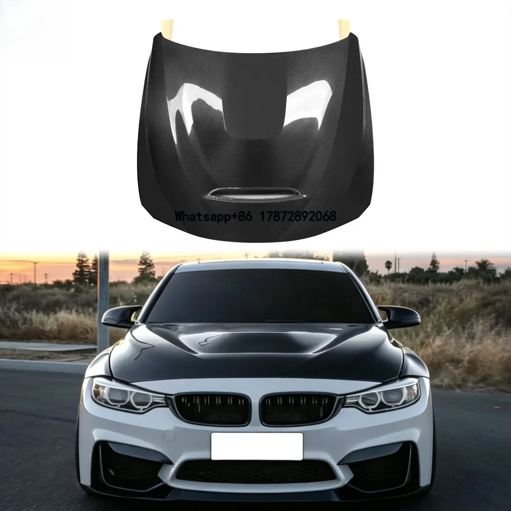 Carbon Fiber Front Vented Hood GTS Style for 3 Series F30 F31 F35 330i 335i 340i M-Sport 2013-2019 Car Engine Cover Bonnet