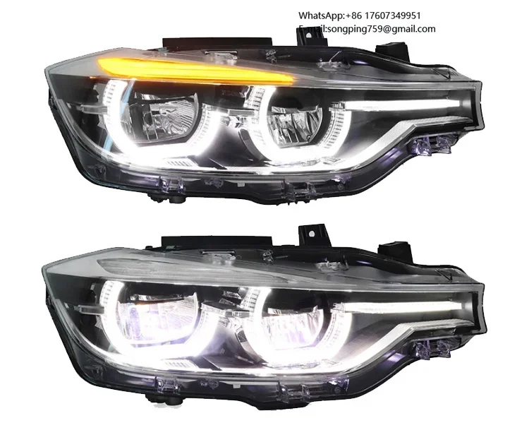 MJ High Quality LED Headlight for BMW 3 Series F30 F35 320i 330i 340i 2013-2018 Car Front Light Upgrade New Condition Lamp