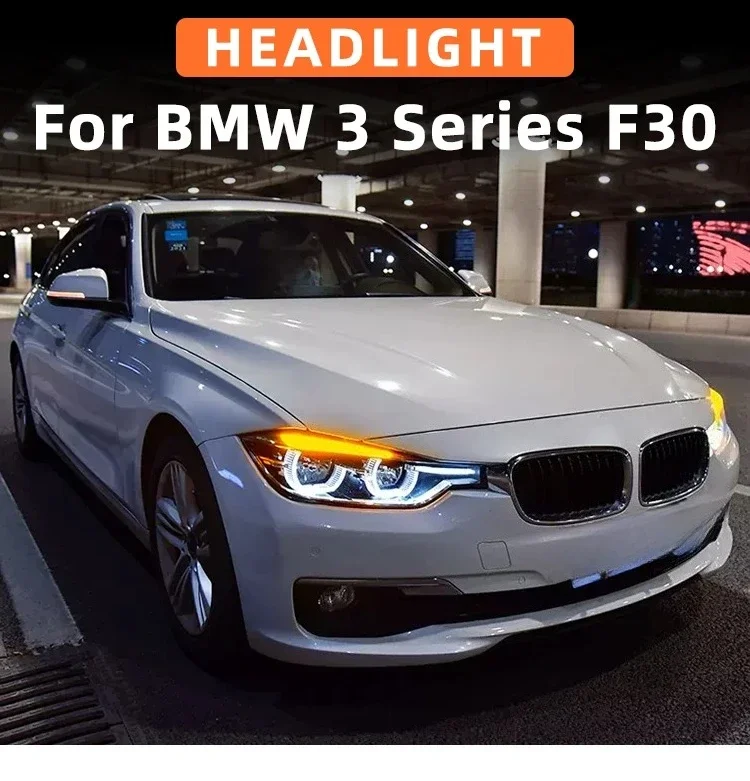 MJ High Quality LED Headlight for BMW 3 Series F30 F35 320i 330i 340i 2013-2018 Car Front Light Upgrade New Condition Lamp