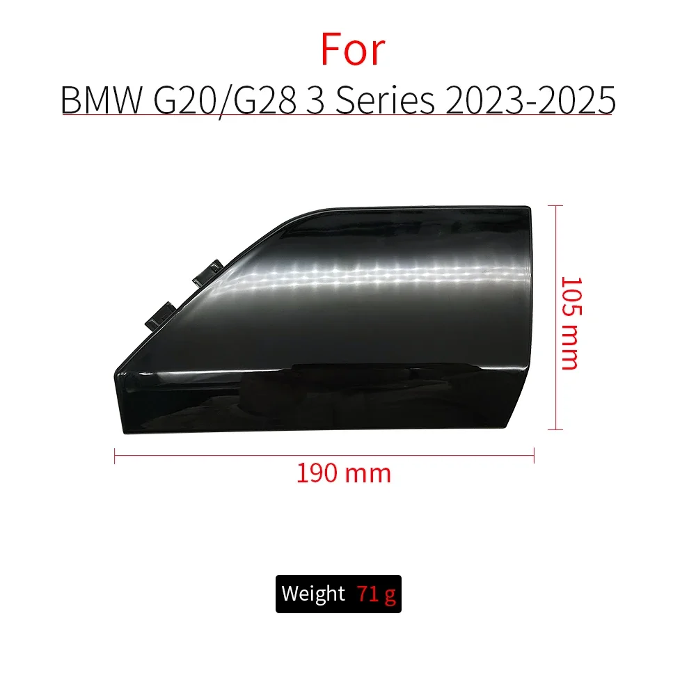 For BMW G20 G21 3 Series 2022-2024 M Sport Front Bumper Tow Hook Cover 51118085456 Black OE Replacement 320i 325i 330i 340i