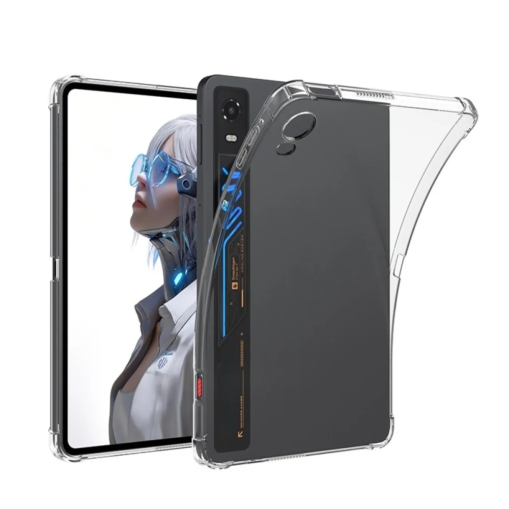 Clear Protective Case for RedMagic Astra 2, Ultra Slim Sleeve Soft Flexible Transparent TPU Back Cover for Astra 2 Gaming Tablet