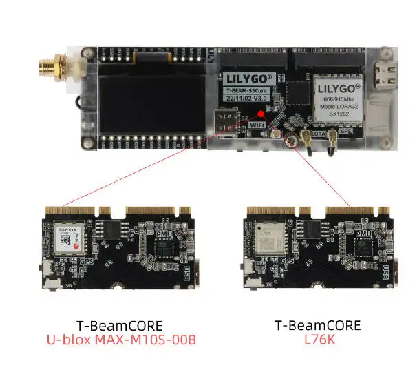 Meshtastic T-BeamSUPREME ESP32-S3 Development Board LoRa Module 433MHz 868MHz 915MHz GPS L76K WiFi BT OLED