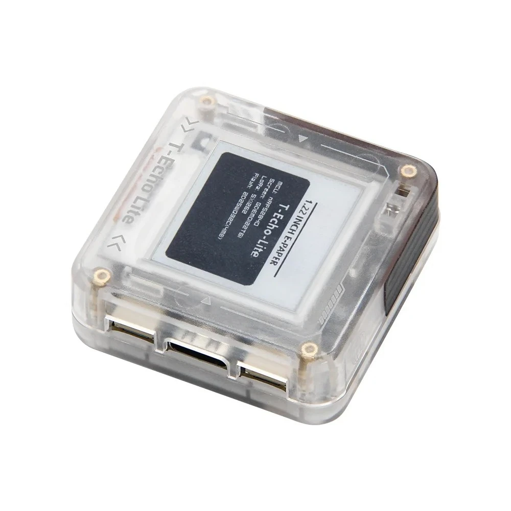 LILYGO T-Echo Lite NRF52840 LoRa E-Paper Display Module Ultra-Low Power Meshtastic-Compatible GPS Communication Networking