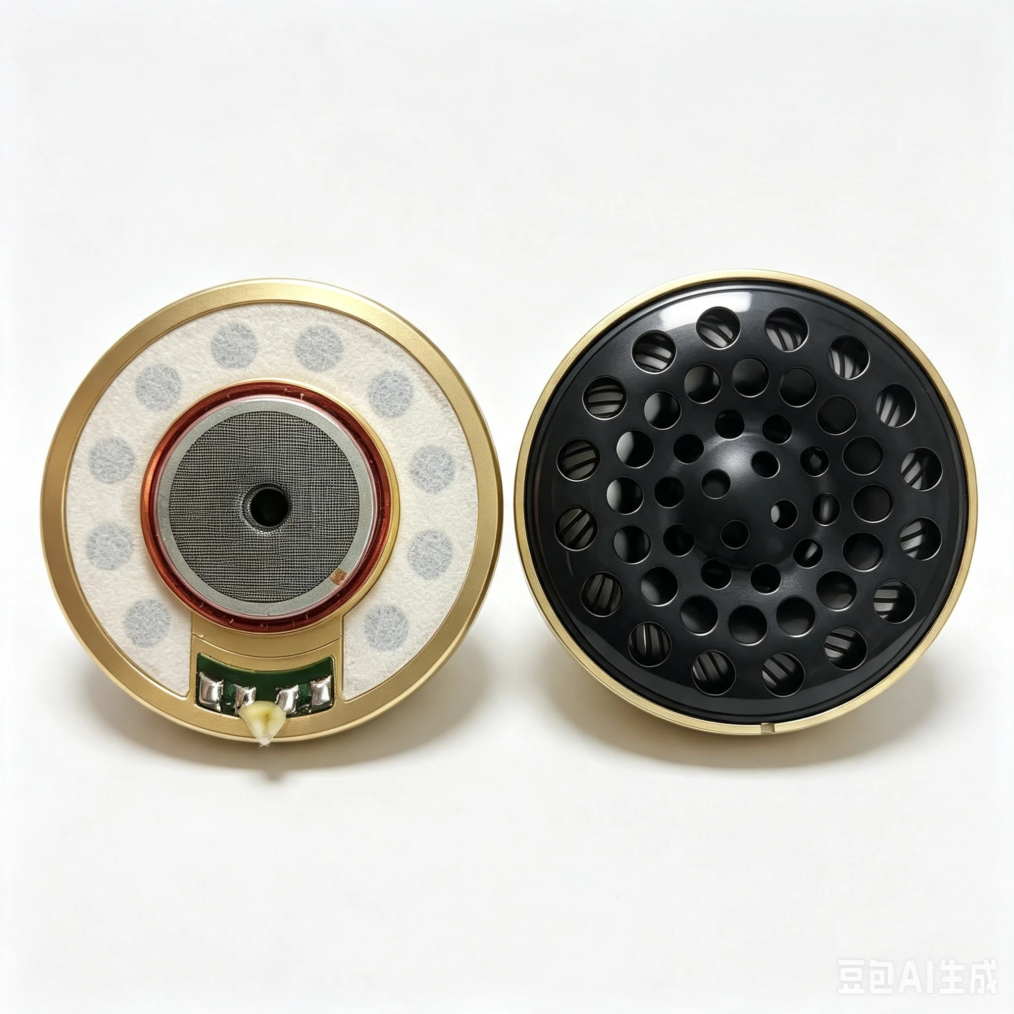 50mm Headset Driver 32ohm Hifi Over Ear Headphone Speaker Unit With Protective Cover Earphone Repair Parts Bass New Customized