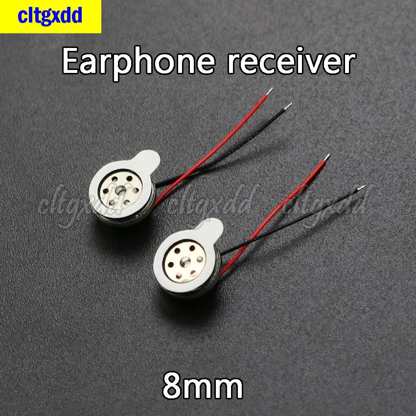 2piece  In-Ear TWS 8mm Headphone Receiver Speaker 3rd Generation Unit Full Range Headphone Driver Repair Headphones DIY 16 Ohm