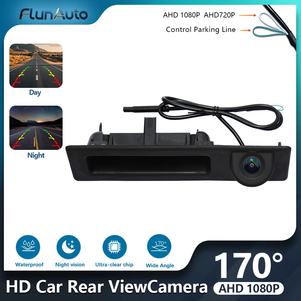 AHD 1080P 170 Car Rear View Camera For BMW 5 Series F10 F11 F25 3 Series F30 F31 F32 X1 X3 X4 X5 X6  Night Vision Reverse